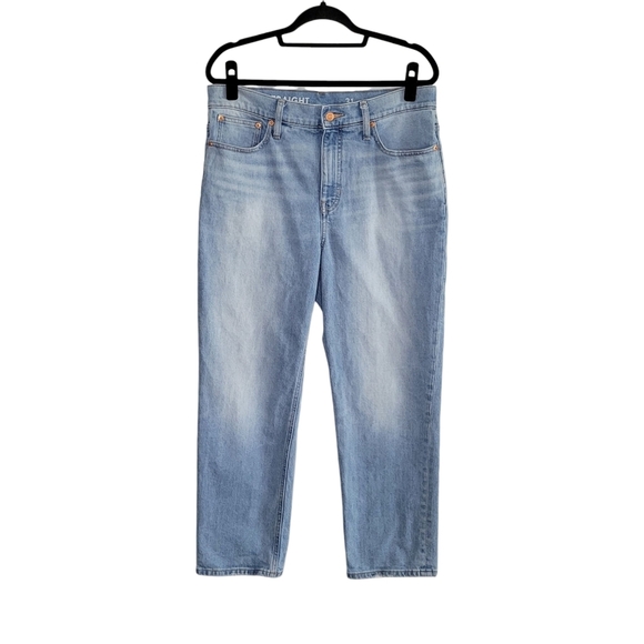 J.Crew High-Rise '90s Classic Straight Jeans Scuttle Wash Women's Size 31 BA656 - Picture 3 of 12